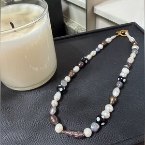 Chic Multicolor Pearl Necklace